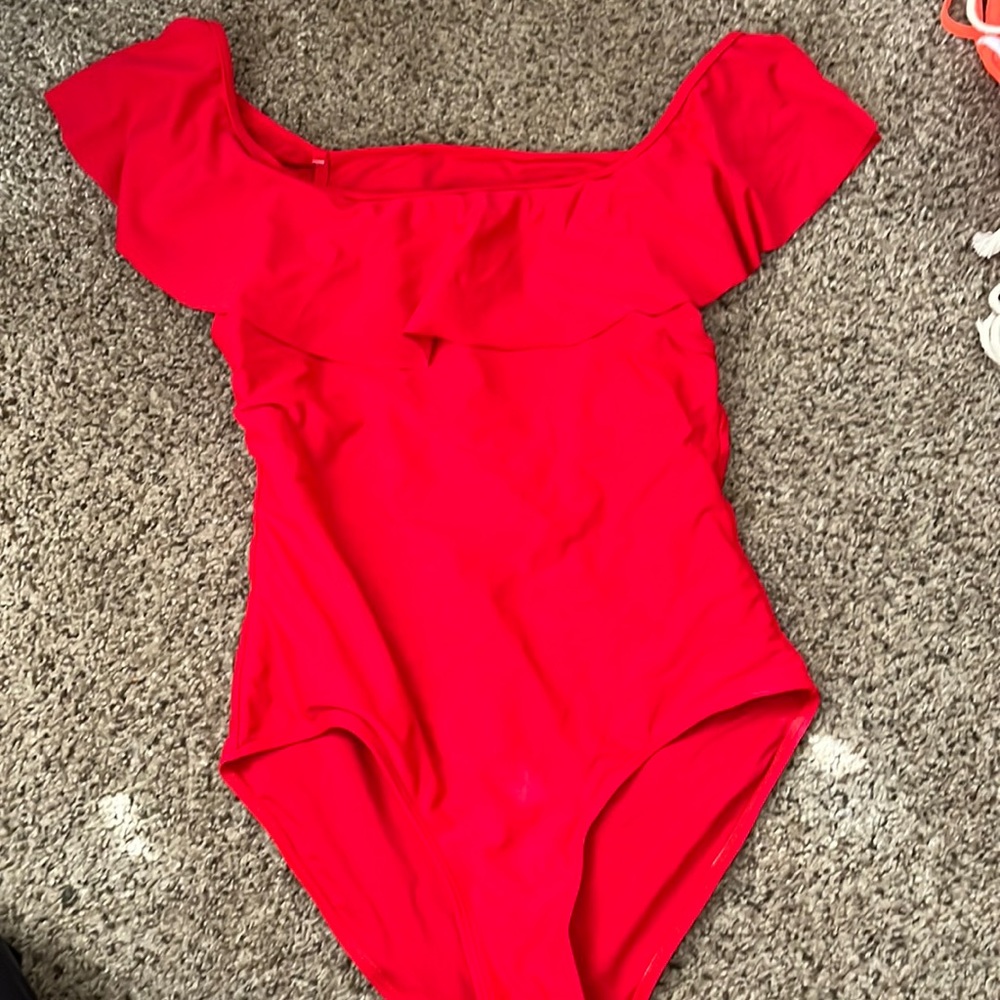 Amazon off the shoulder one piece swim suit
